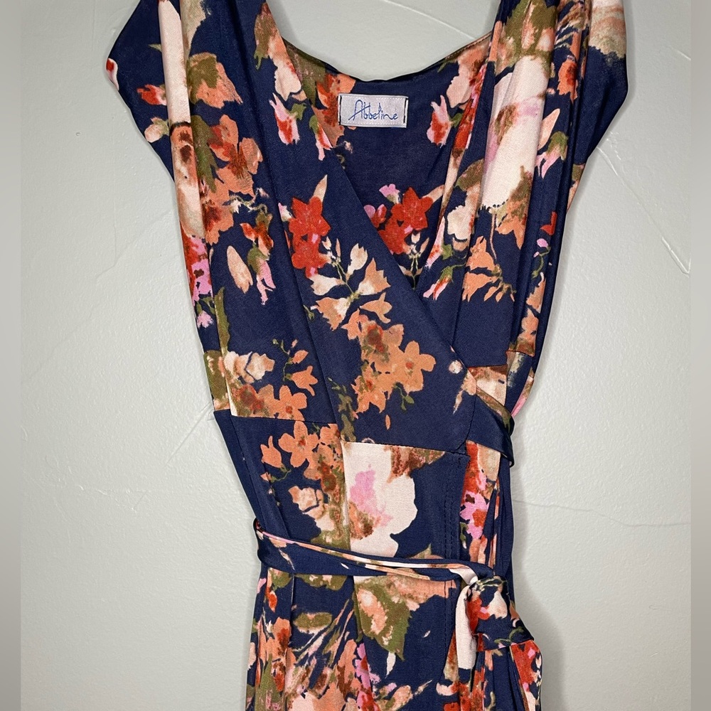 Abbeline flora wrap dress